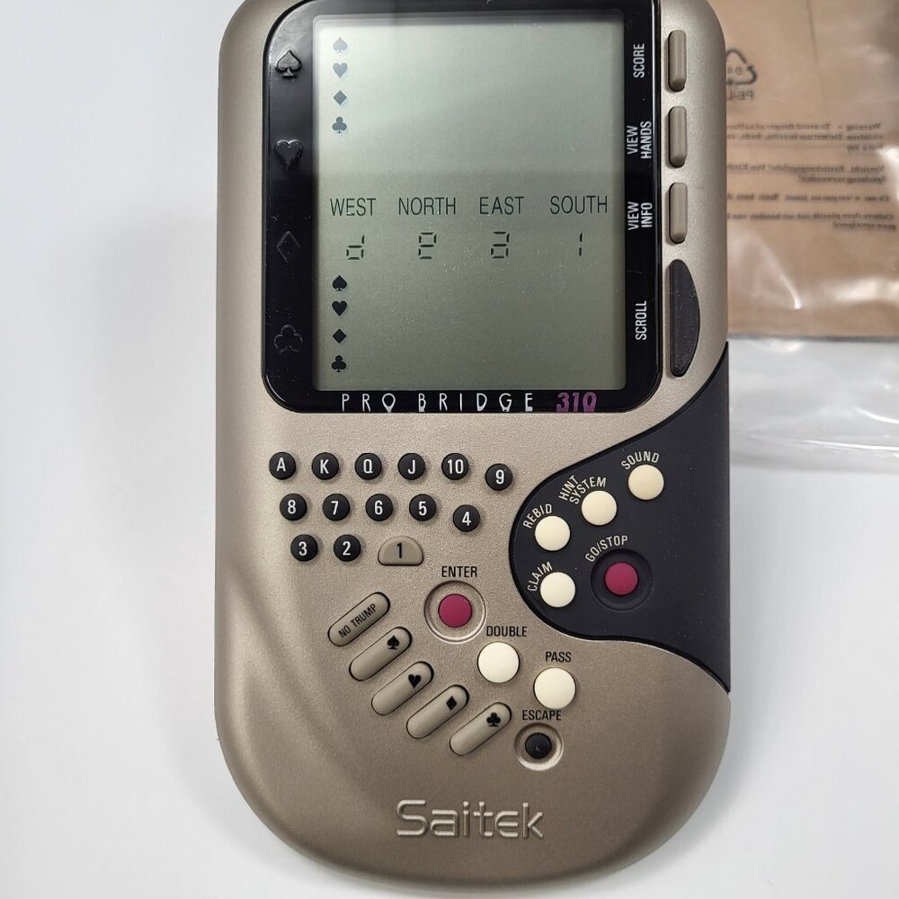 Saitek Pro Bridge 310 Electronic Handheld Portable Game System Boxed Tested